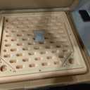 Flash Furniture 24 in Plastic Adjustable Square Activity Table, Natural