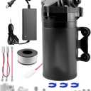 Water Booster Pump for 200GPD Home RO System, Water Filtration System High Pressure Pump with Auto On/Off Switch, Easy Installation Kit for Reverse Osmosis Systems