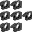 Rubber Clamp Mounting Kit Quick-release Shovel Holder for 1-1/5 to 1-1/2 Diameter Tools, Install on UTV, ATV, Truck Trailer, RV