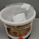 Farm Innovators Heated Waterer with Lid, 60W Hanging Water Dispenser - 2 Gallon Poultry Drinker Bucket with Red Top for Chickens, Turkeys, and Geese