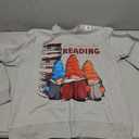 Books And Gnomes Reading Sweatshirt For Teachers And Students, Size Medium