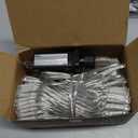 JMEXSUSS 200 LED String Lights Indoor Outdoor Clear Wire, Connectable Warm White Christmas String Lights for Bedroom, 66 Ft Twinkle Fairy Light Plug in for Wedding Home Tree Yard Patio Spring Decor