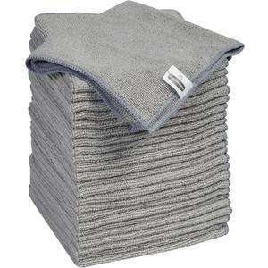 Rubbermaid Microfiber Cloth Towels 24 Pack 14"x14" Non-Scratch Reusable/Washable for Cleaning/Wiping/Polishing for Home/Kitchen/Car