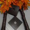 2 Pack 24 Inch Artificial Lighted Fall Maple Tree Thanksgiving Decorations with 48 LEDs Battery Operated Timer Prelit Acorn Maple Tree Lights for Thanksgiving Table Decor Home Indoor Autumn Harvest