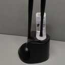 MR.SIGA Toilet Plunger and Bowl Brush Combo for Bathroom Cleaning, Black, 1 Set (One Size)