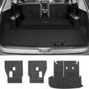 Custom for 2024 2025 2026 Toyota Grand Highlander Cargo Mats Trunk Liner with 2nd 3rd Rear Seat Backrest Mat All Weather TPE Protection Mat Accessories (for 2024-2026 Toyota Grand Highlander)