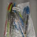 9 Pieces Silicone Tongs for Cooking 7,9,12 inches Kitchen Tongs with Silicone Tip Stainless Steel Heat Resistant Cooking Tongs for Food Grill Salad BBQ Frying and Serving, 3 Color (red,green,blue)