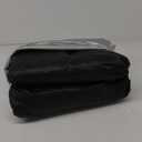 Car Cover Waterproof All Weather,6 Layers Car Covers for Automobiles, Full Exterior Cover with Zipper, Outdoor Car Cover Sun UV Rain Snow Wind Protection, Fit for 185"(185*70*59 inch)Sedan (Black)