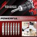 5 x 7PCS Screw Extractor Set for Iron Screws  Stripped Screw & Bolt Remover, High-Speed Steel Drill Bit Tool for Easy Removal of Rusted, Broken Screws & Nuts  Durable Gift for Men