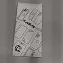 Casus Designed for iPhone 17 Pro Max Case with MagSafe, Slim Kickstand Vegan Leather Protective Cover with Tempered Glass Screen Protector, 6.9 Inch (2025), Gray