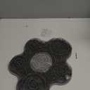 New Silicone Shower Foot Scrubber Mat, Large Wall-Mounted Back Scrubber Back Washer with Long Bristles & Powerful Suction Cups, Easy to Clean Exfoliate and Massage Without Bending(Gray)