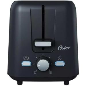 Oster 2-Slice Toaster With Extra-Wide Slots Black: 800W, Bagel & Toast Capabilities