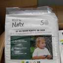 Eco by Naty Baby Diapers - Plant-Based Eco-Friendly Diapers, Great for Baby Sensitive Skin and Helps Prevent Leaking (Size 5, 132 Count)