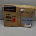 Toilet Safety Rails, Adjustable Toilet Frame for Elderly, Seniors, Handicap & Disabled, Foldable Handicap Toilet Handles Fit Any Toilets (300 LB) (Gray)