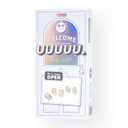 UUUUU. Santal Gel Nail | High Quality | Stick on Half baked Gel nails | K-Nails | Semi Cured Gel Nail Strips, Pack Of 7