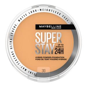 Maybelline Super Stay Up to 24HR Hybrid PowderFoundation, MediumtoFull Coverage Makeup, Matte Finish, 310, 1 Count