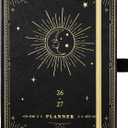 Planner 2026-2027 - Academic Planner 2026-2027, July 2026 - June 2027, 5.75" x 8.25", 2026-27 Weekly and Monthly Planner, Faux Leather planner 26-27 with Back Pocket & 40 Notes Pages - Moon