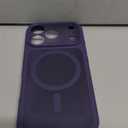 TOCOL for iPhone 17 Pro Case, Full Camera Protection, Built-in Magnetic Ring, Compatible with Magsafe Charger, Translucent Matte Case for iPhone 17 Pro 6.3 inch (Midnight Purple)