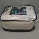 Serta Luxuriously Soft Plush Electric Blanket Fast Heating Cozy Cover, Safety Auto Shut Off Timer, Low EMF, Multi Heat Setting, ETL Certified, Machine Washable, Ivory Queen (90 in x 84 in) (Creme White)