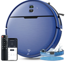 Robot Vacuum and Mop Combo, 2-in-1 Robot Vacuum Cleaner with Strong Suction, Compatible with APP/Home Integration, Schedule, Long battery life, Tangle-free, Ideal for Pet hair and Low Pile carpets