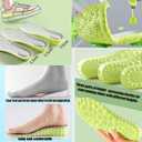 6Pcs Unisex Foam Heightening Insoles. Cushioned, Suitable for Work and Sports Shoes. Comfortable, Breathable, Sweat-Proof. 3pairs of Insoles with Different Heights in one Set (Men6.5-7.5/Women8-9)