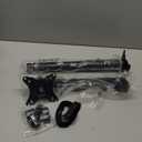 UPGRAVITY Monitor and Laptop Mount, Monitor Arm with Vented Tray for 13" to 27" LCD Computer Screens and Notebook up to 17 inch, Fully Adjustable Laptop Mount Stand Holds up to 17.6lbs