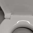 Raised Toilet Seat 3 Inch for Standard Elongated Toilets 1819 Inch Bowl Length, Not Compatible with Round or One-Piece Toilets, Slow-Close Lid, Non-Slip Stable Design, 772 lb Capacity