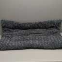 Washable Dog Bed Mat Reversible Dog Crate Pad Soft Fluffy Pet Kennel Beds Dog Sleeping Mattress for Large Jumbo Medium Small Dogs, 35 x 22 Inch, Gray (35.0"L x 22.0"W x 1.5"Th, Grey)