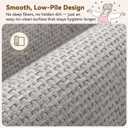 GRANNY SAYS Kitchen Mats for Floor, Kitchen Rugs Sets of 2 Non Slip Washable, Absorbent Kitchen Runner Rugs, 1730 + 1747 Anti Fatigue Kitchen Floor Mat 2 Piece with Rubber Backing, Grey