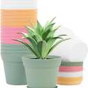 GARDIFE 20 Pack 6 inch Plant pots, planters for Indoor Plants, Flower pots, Color