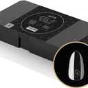 Aprs Gel-X Almond Box of Nail Tips | 280 Gel-X Tips, Soft Tips, 14 Sizes 00-9 | Half-sizes Included (Natural Almond Short, 280 Count)