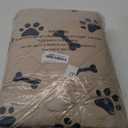 Dog Crate Pee Pads - Wahable Dog Rugs Non-Slip Puppy Pads for Small Dogs, Water Absorb Training Pads (2718 Beige) (18x27")