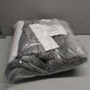 Eydna Electric Heated Blanket Throw Size 50"x60", Fast Heating Throw, Soft Microplush for Sofa & Office,6 Heating Levels & 1-10 Hours Auto Off, Machine Washable, Gifts for Family-Gray