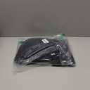 Popilush Shapewear Midi Dress Women's Sparkly Formal Wedding Guest Cocktail Dresses Fall Square Neck Ruched Dress Side Slit (XX-Large, Black)