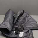 QNLONG Magnetic Thermal Insulated Door Curtain Fits 36"X82" Doors, Thermal Door Cover for Winter Curtain Size 38x84 Inch Oxford and Cotton Fill (Dark Gray)