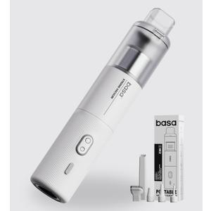 Generic Pocket Vacuum for Car Office Home, Cordless Mini Handheld Vacuum, Portable, White, 13 to 25 Mintures Runtime, Type-C Charging, with Accessory Kit, Gray, VC-M2C