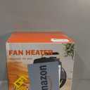 Outdoor Heater for Patio, 1500W Electric Garage Outdoor Heaters with 3 Modes, 3s Fast Heating, with Overheat Protection, Electric Space Heaters for Patio, Garage, Greenhouse, Office (Yellow)