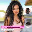 QGZ Ponytail Extension Drawstring Ponytail for Black Women 22 Inch Synthetic Long Curly Fluffy Pony Tails Hair Extensions for Daily Use (Black)