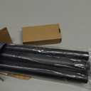 Tension Shower Curtain Rod 31-55 Inches Non-Slip Shower Rod Tension Mounted No Drill Black Shower Curtain Rods Spring Tension Rod Adjustable Tension Curtain Rod for Windows Bathroom