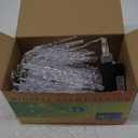 Christmas Icicle Lights Indoor Outdoor Decorations32.8ft 100 LED Cool White Icicle String Lights Hanging for Winter Xmas Holiday Garden Decor