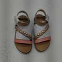 Blowfish Malibu Girls Mylo-T (Toddler/Little Kids) Flat Sandal, Rosegold/Cashew/Pink, 9