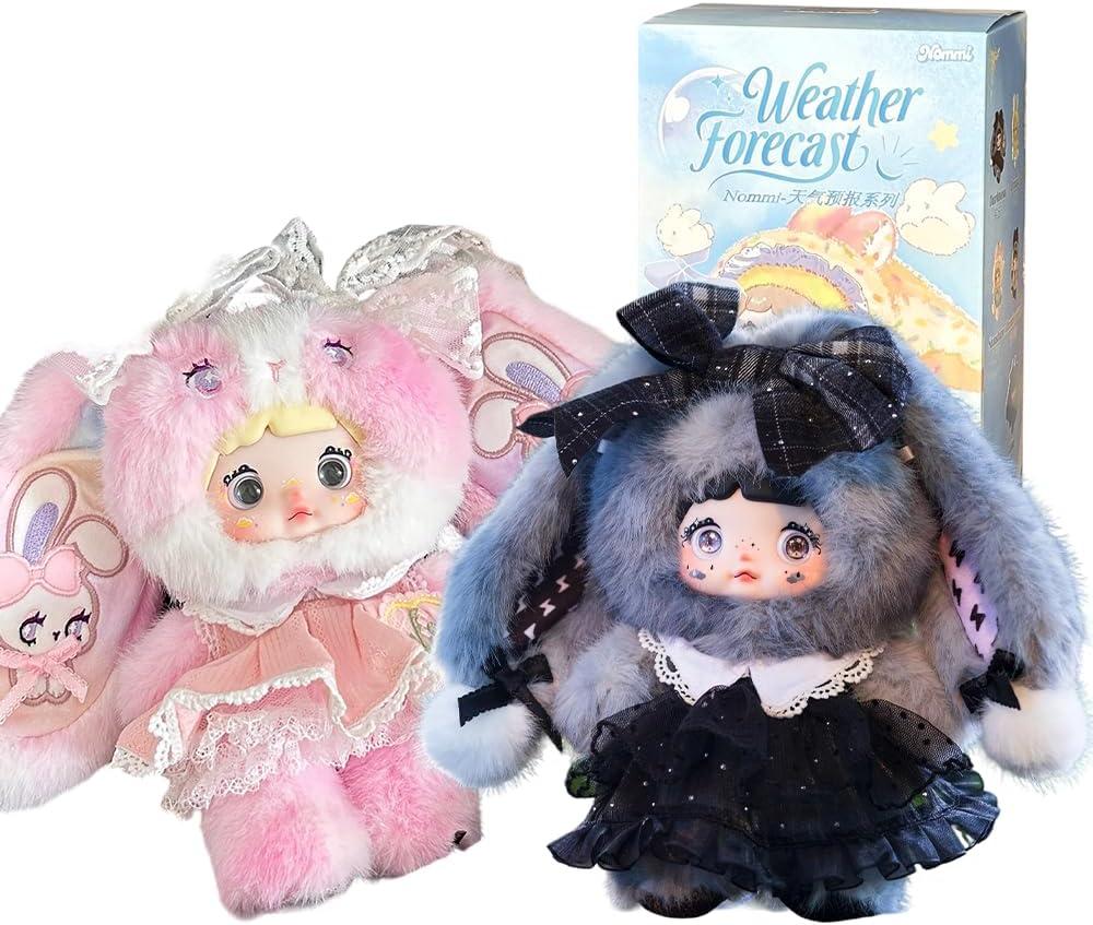 Nommi Weather Forecast Series Plush Blind Box (1 of 7Possible Styles) Cute Figures Collectible Toys Birthday Gifts (1Pc-Blind Box)