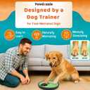 Dog Nail Scratch Board with Treat Box - Interactive Dog Scratch Pad for Nails with Built-in Reward System | Non-Slip Base & Extra Sand Paper Sheet Included, Stress-Free File Board for Pets