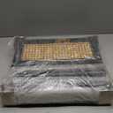 AWASEN Mid Century Modern Nightstand, Rattan Side Table with Drawer, Black Bedside Table with Storage and Solid Wood Legs for Living Room, Bedroom and Small Space (Black)