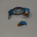 Hodao Sea Crab With Salt and Pepper Shaker Figurines Decoration Crab Set with Holder Figurine for Beach Bar or Tropical Kitchen Decor Table Decor By Home Gifts For Mom (Blue)