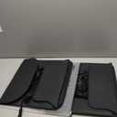 Seat Back Protector,Preventing the Impact of Children Stepping on the Seat Backrest,Beautiful appearance and easy to clean (Black -2pcs)