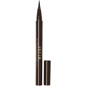 stila Waterproof Liquid Eye Liner, Stay All Day Makeup with Fine Brush Tip Lasting Satin Finish, Smudge-Proof & Transfer-Resistant (1 Count (Pack of 1), 04 Regular - Intense Smoky Quartz)