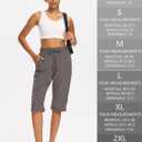 DEVOROPA Women's Hiking Long Shorts Knee Length Lightweight Quick Dry Cargo Athletic Bermuda Beach Shorts with Zipper Pockets, 2XL