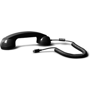 Native Union Pop Phone  Retro Telephone Handset with Mic & Speaker, USB-C for iPhone, iPad, Laptop, Tablet, Samsung S25, Flip 7, Fold 7  Hybrid Work, Calls, Video Conferences, Meetings (Black)