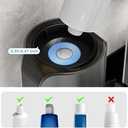 TuCao Automatic Toothpaste Dispenser Wall Mounted - Smart Touchless Toothpaste Squeezer with 3 Adjustable Levels, 2 Toothbrush Holders- for Kids and Adults, Bathroom Essentials